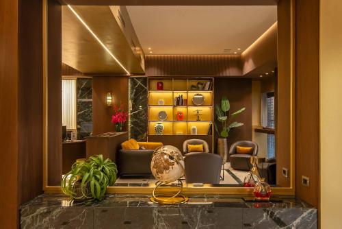 Lobby, Hotel Accademia in Trevi