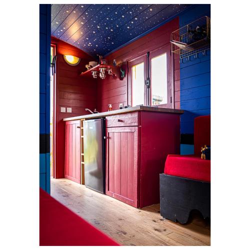 virtuve, La roulotte MAGIC ! des Grillots in Paray Le Fresil