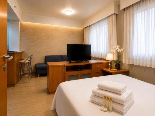 Lapidare Flat Hotel Comfor Alphaville até 4 pessoas (Lapidare Flat Hotel Comfor Alphaville ate 4 pessoas) in バルエリ