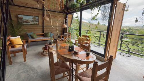 Balkons/terase, Alpine Cabin PR 2026 in Pinalito