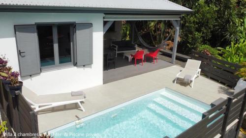 Terraza/balcón, Villa Coco Cannelle in Deshaies