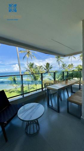 Balkon/teras, Samoa Collection - Luxo Frente Mar no Samoa Villa Resort in Porto De Galinhas