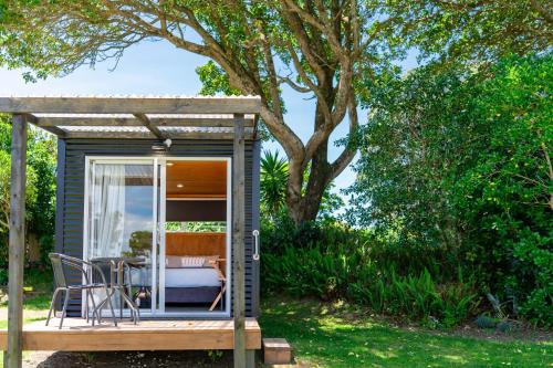 Erkély/terasz, Athenree Hot Springs & Holiday Park in Waihi
