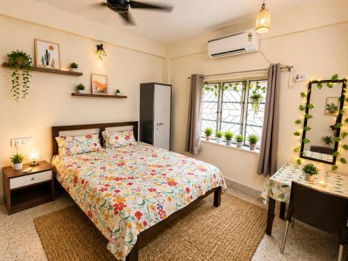 AC ROOM with attached bathroom