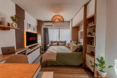 Studio con Spa, Cine 4K y Diseño (Studio con Spa, Cine 4K y Diseno) in Barracas