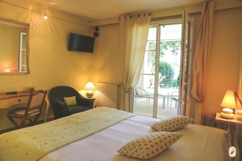 Chambre double avec 1 ou 2 lits, terrasse