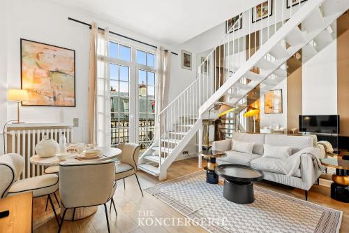 Duplex luxueux et elegant vue Tour Eiffel