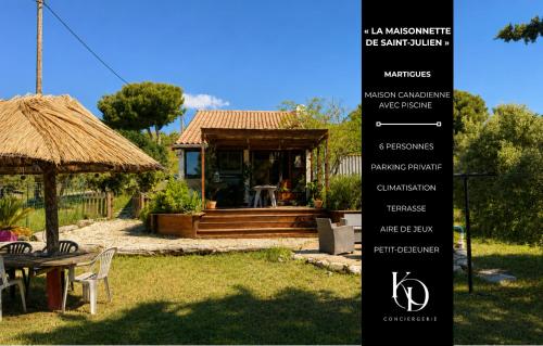La Maisonnette de Saint-Julien gîte à louer Les Jardins