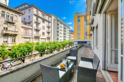 Bellinzona Center in Bellinzona, Schweiz