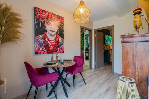 Lodge de la Jungle avec Spa in Нантель-ле-Мо