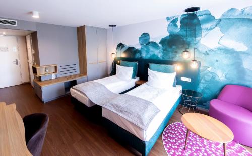 2 twin beds