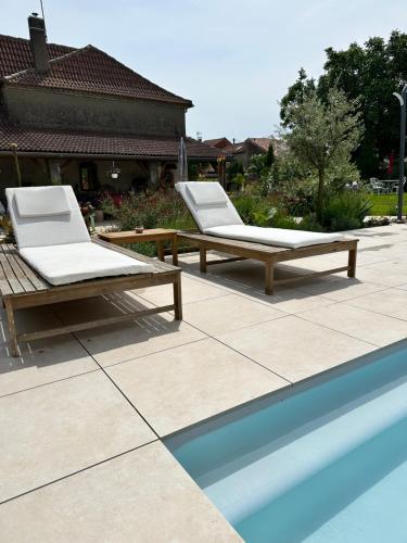 Bazén, Villa Marguerite in Madiran