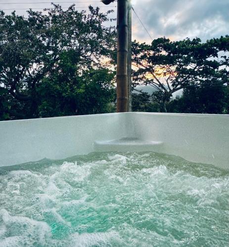Jacuzzi - flores en la colina 2