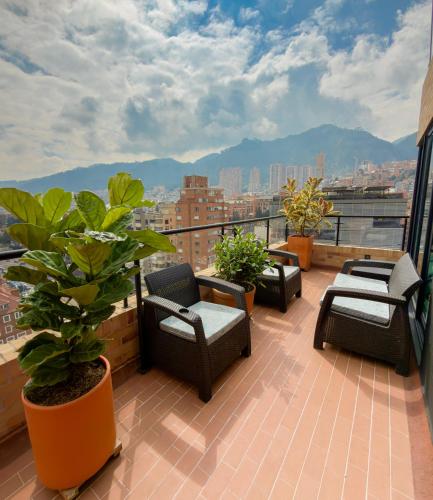 Loft & Terraza Vista Cerros Capitalinos Chapinero Central