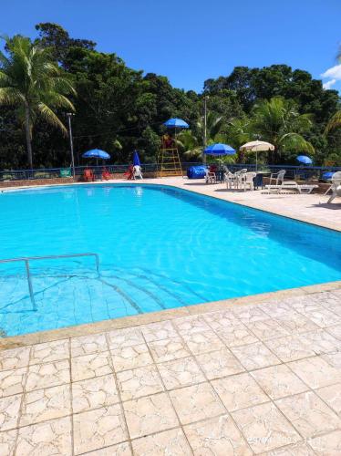 Swimming pool, Casa Aluguel Temporada Caldas Novas in Estância Chácara Itapema