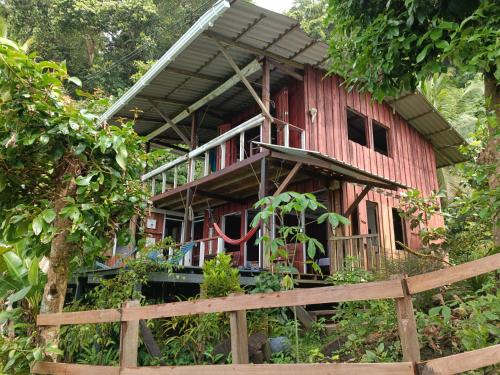 Cabaña privada frente al mar