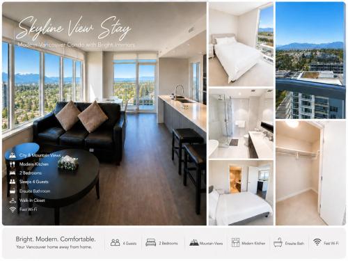 Brand-New Skyline Modern 2BR Near Oakridge – khách sạn tại Oakridge
