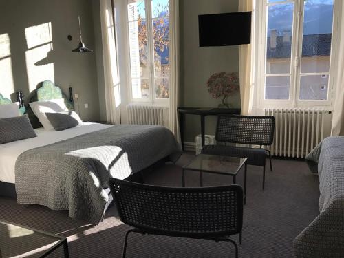 1 double bed