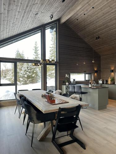 keuken, Hafjell Luxury Lodge in Oyer