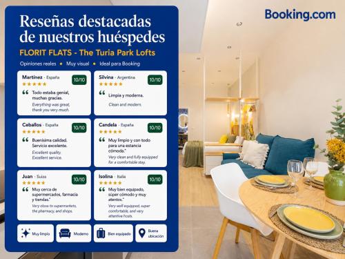 FLORIT FLATS - The Turia Park Lofts - 4Guest- AC and WiFi - Near ZOO 2