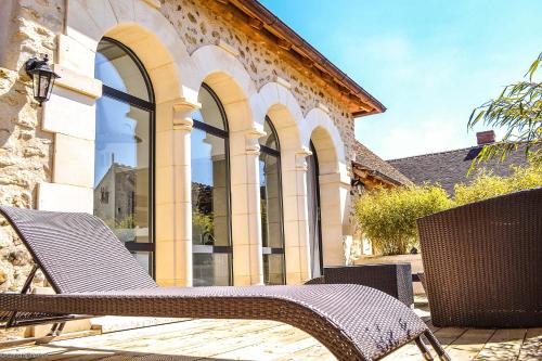 Erkély/terasz, Le Clos des Vignes in Neuville Bosc