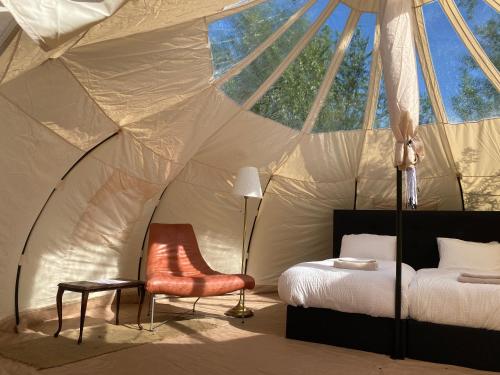 Luxe Glamping tent met sterrenhemel 3