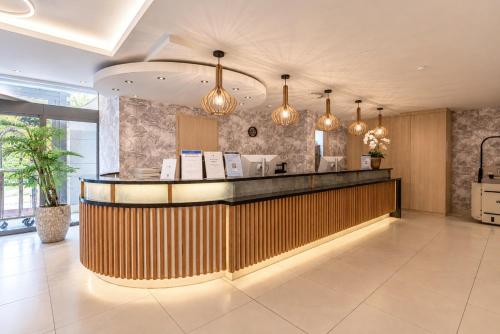 大堂, AquaMed Hotel Harkány (AquaMed Hotel Harkany) in 豪爾卡尼