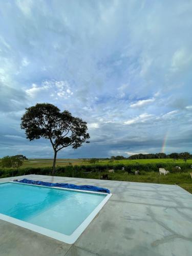 Casa de campo exclusiva com piscina, fire pit e vista para lagoa in Lagoa Da Prata