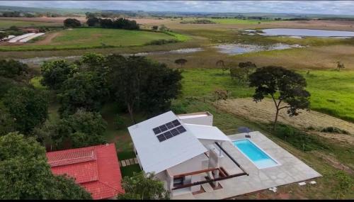 Casa de campo exclusiva com piscina, fire pit e vista para lagoa in Lagoa Da Prata