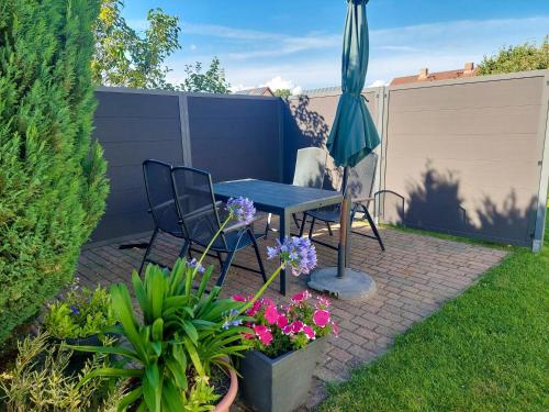 Viesnīcas āriene, Ferienwohnung Haus Mowe in Kroslin