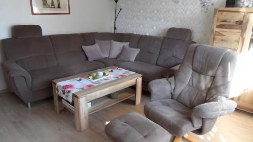 Viesnīcas āriene, Ferienwohnung Friedel in Grossheide