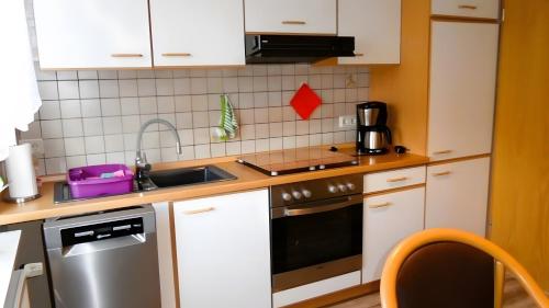 virtuve, Ferienwohnung Friedel in Grossheide