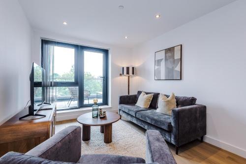 Stylish 2BR City Apartment Free Parking & Terrace, Leeds (Foto 5)