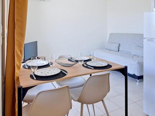 T2 Bord de mer avec Parking, Balcon, Clim, Wi-Fi