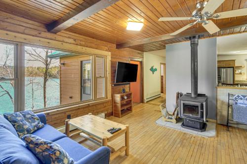 Cabin on Powell Lake with On-Site Snowmobile Trails! in Wetmore, USA
