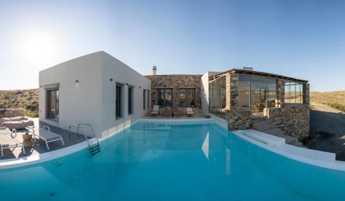 Villa Cycladic View Syros gîte à louer Azólimnos