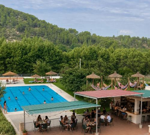 Úszómedence, Hostal Boutique Restaurante El Algars in Caseres