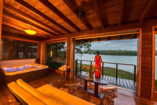 Balcony/terrace, Las Lagunas Boutique Hotel in Flores