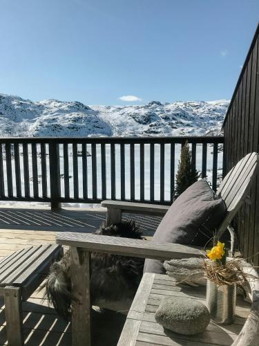 Hotelli välisilme, Bright And Modern Cabin, With Great Mountain View in Vagsli