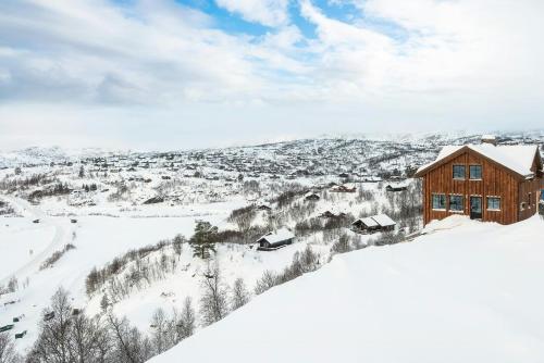 Hotelli välisilme, Bright And Modern Cabin, With Great Mountain View in Vagsli