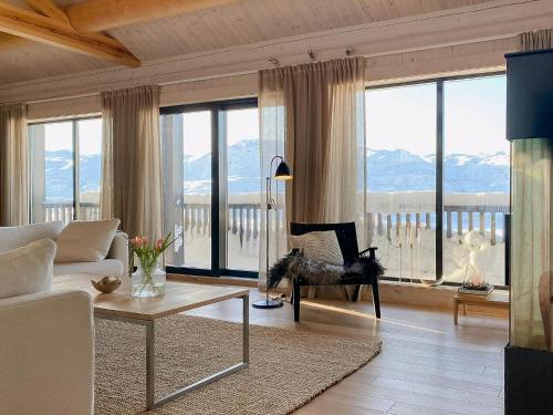 Hotelli välisilme, Bright And Modern Cabin, With Great Mountain View in Vagsli