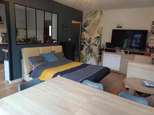 House with enclosed garden without neighbors and jacuzzi in La Chapelle-Thémer