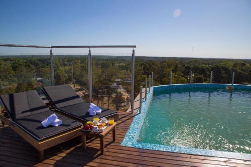 陽台/露台, Hotel Zentiva Pinamar in 皮納馬爾