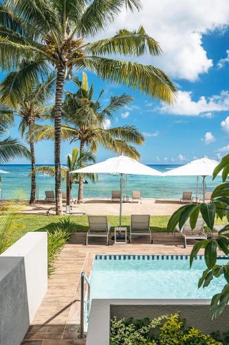 Zwembad, Alalila Trou aux Biches  in Mauritius Eiland