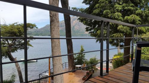 발코니/테라스, Refugio del Lago in 라고 구티에레스