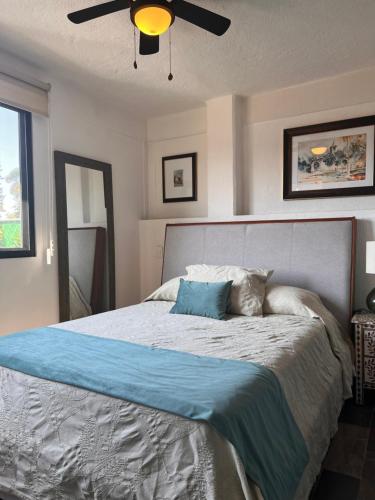 1 double bed