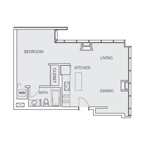 1BR Furnished Apartment in Hollywood - Walk of Fame apts - image 2