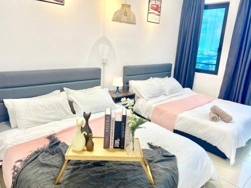D 1-5Pax Cozy Home Trefoil Setia Alam 3bed Wifi &TV Shah Alam Setia City Mall
