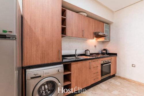 Appartement Central Park - Clim - 10 min plage in 모하메디아