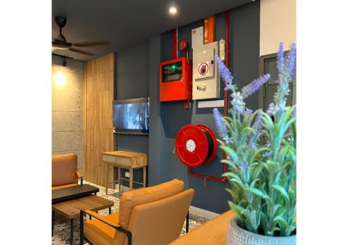 Shared lounge/TV area, Hotel Double Star Klia in Sepang / Kuala Lumpur International Airport